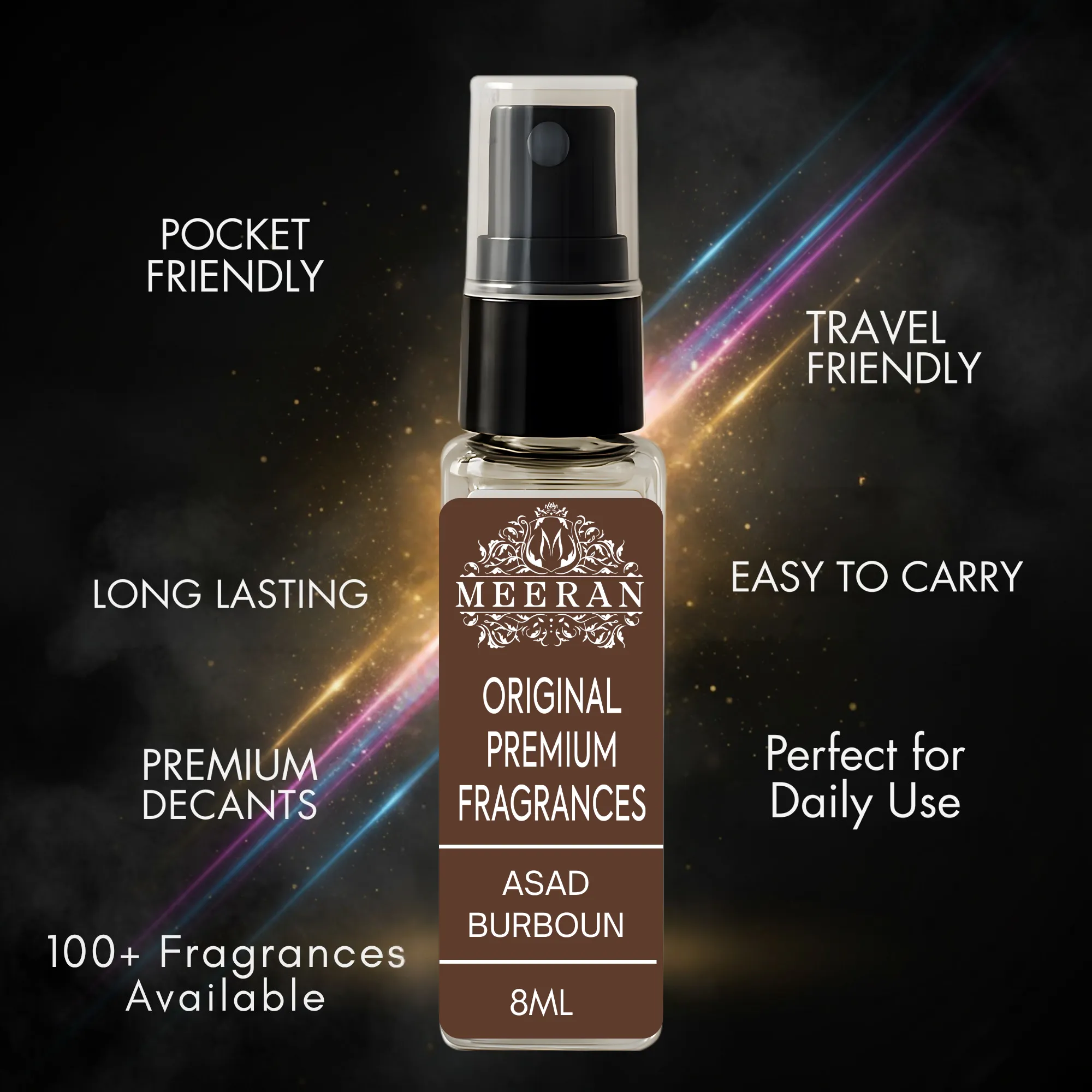  Asad Bourbon (8ML) Eau De Parfum |Decented From Original Bottle | UNISEX